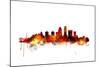 Louisville Kentucky City Skyline-Michael Tompsett-Mounted Art Print