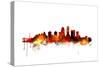 Louisville Kentucky City Skyline-Michael Tompsett-Stretched Canvas