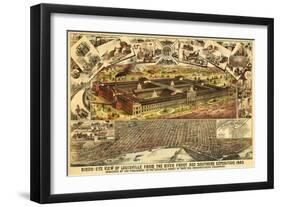 Louisville, Kentucky - Exposition-Lantern Press-Framed Art Print