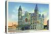 Louisville, Kentucky - Exterior View of Union Station-Lantern Press-Stretched Canvas