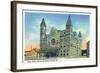 Louisville, Kentucky - Exterior View of Union Station-Lantern Press-Framed Art Print