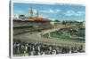 Louisville, Kentucky - General View of Crowds at the Kentucky Derby, c.1939-Lantern Press-Stretched Canvas