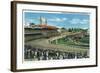 Louisville, Kentucky - General View of Crowds at the Kentucky Derby, c.1939-Lantern Press-Framed Art Print