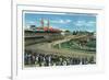 Louisville, Kentucky - General View of Crowds at the Kentucky Derby, c.1939-Lantern Press-Framed Premium Giclee Print