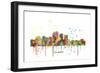 Louisville Kentucky Skyline MCLR 1-Marlene Watson-Framed Giclee Print