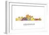 Louisville Kentucky Skyline-Marlene Watson-Framed Giclee Print