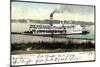 Louisville Kentucky, Steamer Louisville, Dampfschiff-null-Mounted Giclee Print