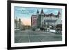 Louisville, Kentucky - Union Station, Louisville and Nashville Office Bldg from Broadway-Lantern Press-Framed Premium Giclee Print