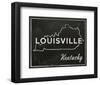 Louisville, Kentucky-John Golden-Framed Art Print