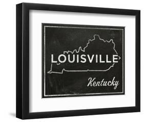 Louisville, Kentucky-John Golden-Framed Art Print