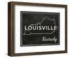 Louisville, Kentucky-John Golden-Framed Art Print