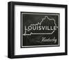 Louisville, Kentucky-John Golden-Framed Giclee Print