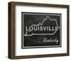 Louisville, Kentucky-John Golden-Framed Giclee Print