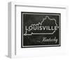 Louisville, Kentucky-John Golden-Framed Giclee Print