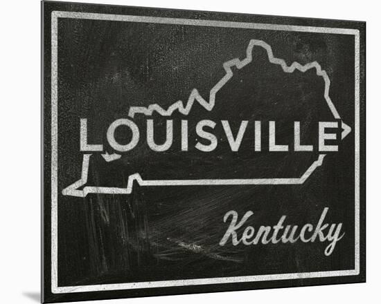 Louisville, Kentucky-John W^ Golden-Mounted Art Print