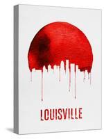 Louisville Skyline Red-null-Stretched Canvas