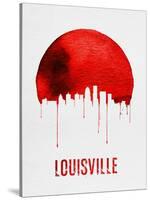 Louisville Skyline Red-null-Stretched Canvas