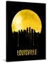 Louisville Skyline Yellow-null-Stretched Canvas