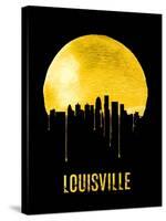 Louisville Skyline Yellow-null-Stretched Canvas