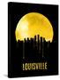 Louisville Skyline Yellow-null-Stretched Canvas