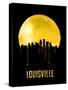 Louisville Skyline Yellow-null-Stretched Canvas