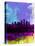 Louisville Watercolor Skyline-NaxArt-Stretched Canvas