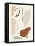 Lounge Abstract II-Victoria Barnes-Framed Stretched Canvas