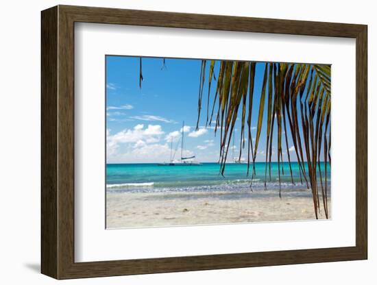 Lounge Beach-pashapixel-Framed Photographic Print