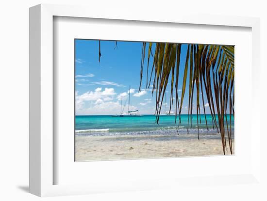 Lounge Beach-pashapixel-Framed Photographic Print
