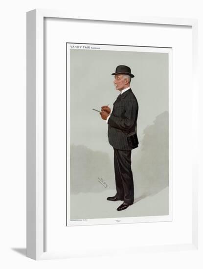 Lounge Suit 1908-Leslie Ward-Framed Art Print