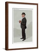 Lounge Suit 1908-Leslie Ward-Framed Art Print