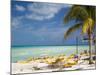 Lounging Chairs, Isla Mujeres, Quintana Roo, Mexico-Julie Eggers-Mounted Photographic Print