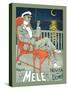 Lounging in Mele Fashion and under a Crescent Moon-Franz Laskoff-Stretched Canvas