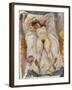 Lounging Nude-Jules Pascin-Framed Giclee Print