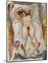 Lounging Nude-Jules Pascin-Mounted Giclee Print