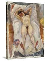 Lounging Nude-Jules Pascin-Stretched Canvas