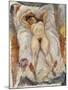 Lounging Nude-Jules Pascin-Mounted Giclee Print