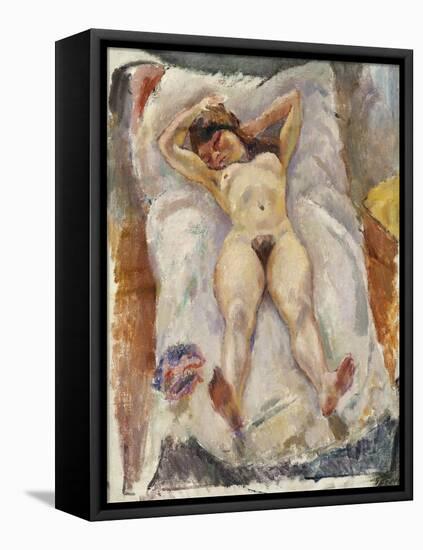 Lounging Nude-Jules Pascin-Framed Stretched Canvas