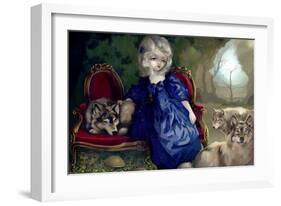 Loup-Garou:? La Tristesse-Jasmine Becket-Griffith-Framed Art Print