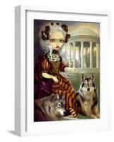 Loup-Garou: Le Temple-Jasmine Becket-Griffith-Framed Art Print