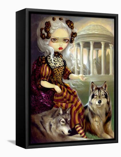 Loup-Garou: Le Temple-Jasmine Becket-Griffith-Framed Stretched Canvas