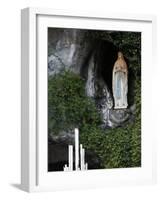 Lourdes Grotto, Lourdes, Hautes Pyrenees, France, Europe-Godong-Framed Photographic Print