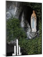 Lourdes Grotto, Lourdes, Hautes Pyrenees, France, Europe-Godong-Mounted Photographic Print