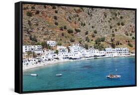 Loutro, South Crete, Crete, Greek Islands, Greece, Europe-Markus Lange-Framed Stretched Canvas