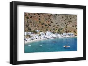 Loutro, South Crete, Crete, Greek Islands, Greece, Europe-Markus Lange-Framed Photographic Print