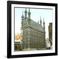 Louvain (Belgium), City Hall (1448-1463)-Leon, Levy et Fils-Framed Photographic Print