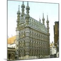 Louvain (Belgium), City Hall (1448-1463)-Leon, Levy et Fils-Mounted Photographic Print