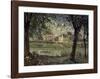 Louvecienne-Alfred Sisley-Framed Art Print