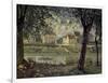 Louvecienne-Alfred Sisley-Framed Art Print