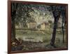 Louvecienne-Alfred Sisley-Framed Art Print